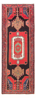 Tapis de couloir Tapis persan - Nomadic - 320 x 113 cm - rouge