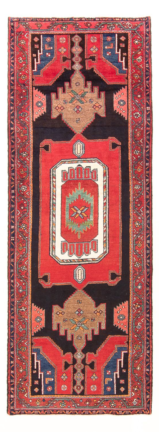 Tapis de couloir Tapis persan - Nomadic - 320 x 113 cm - rouge