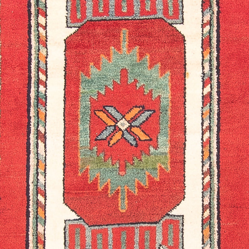 Tapis de couloir Tapis persan - Nomadic - 320 x 113 cm - rouge