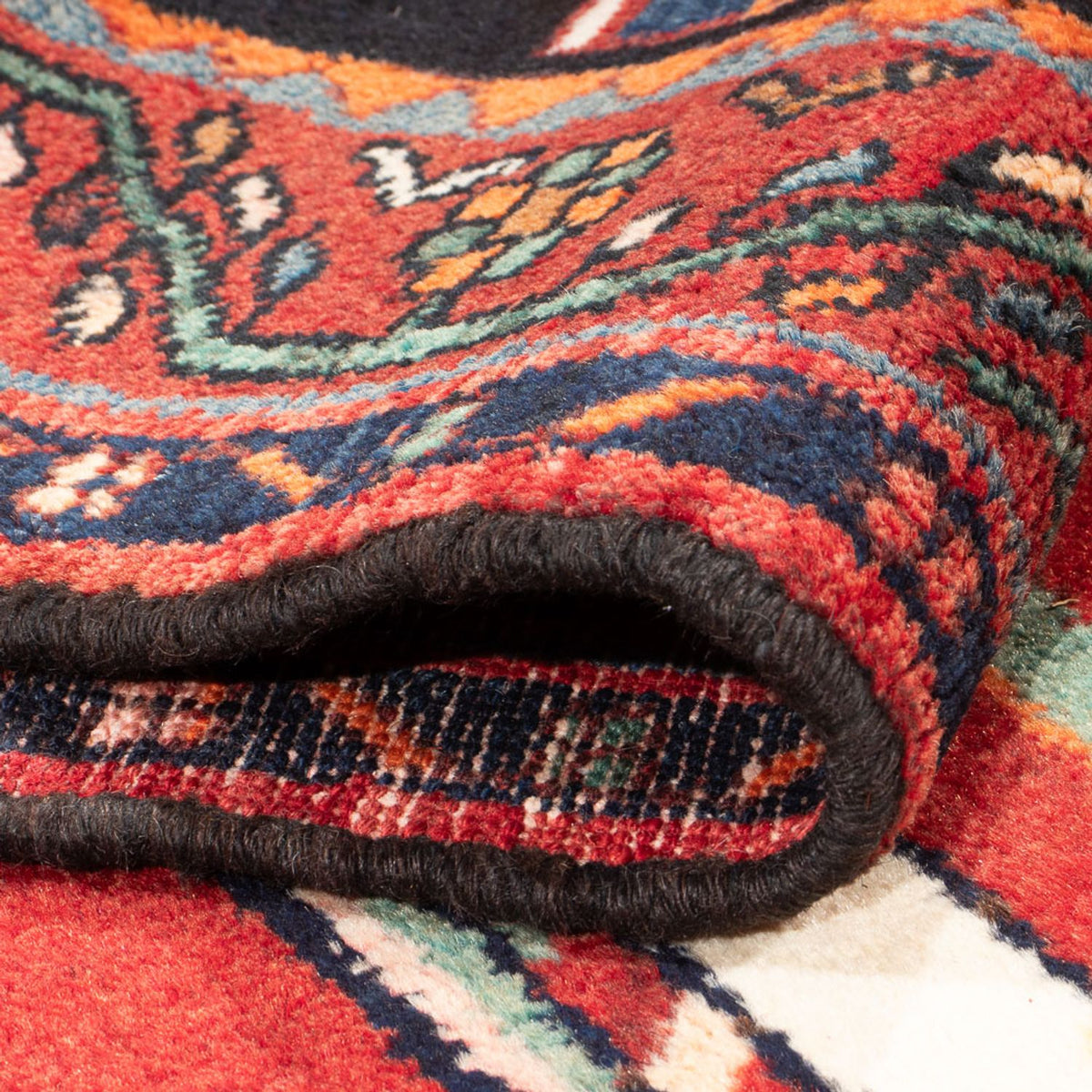 Tapis de couloir Tapis persan - Nomadic - 320 x 113 cm - rouge