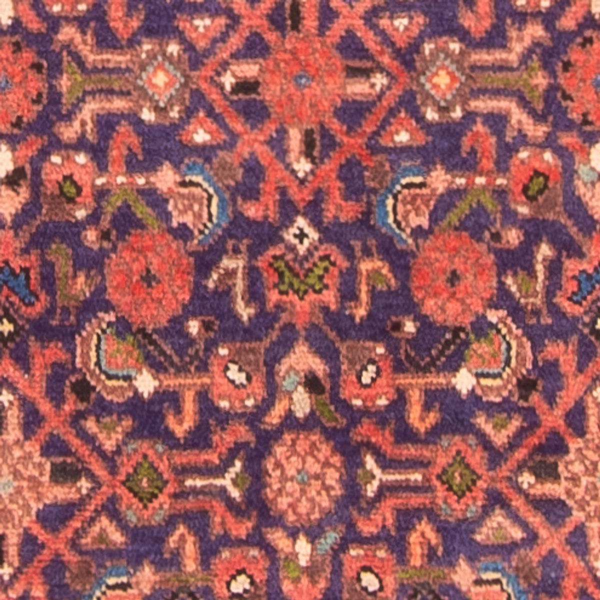 Tapis de couloir Tapis persan - Nomadic - 308 x 118 cm - bleu foncé