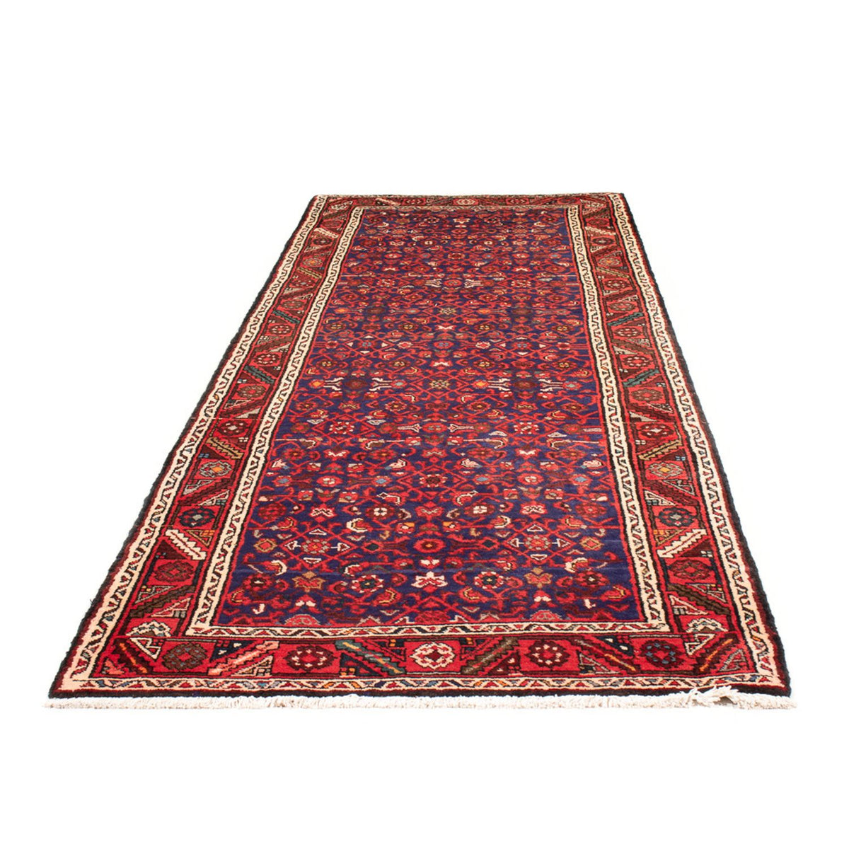 Tapis de couloir Tapis persan - Nomadic - 316 x 117 cm - bleu foncé
