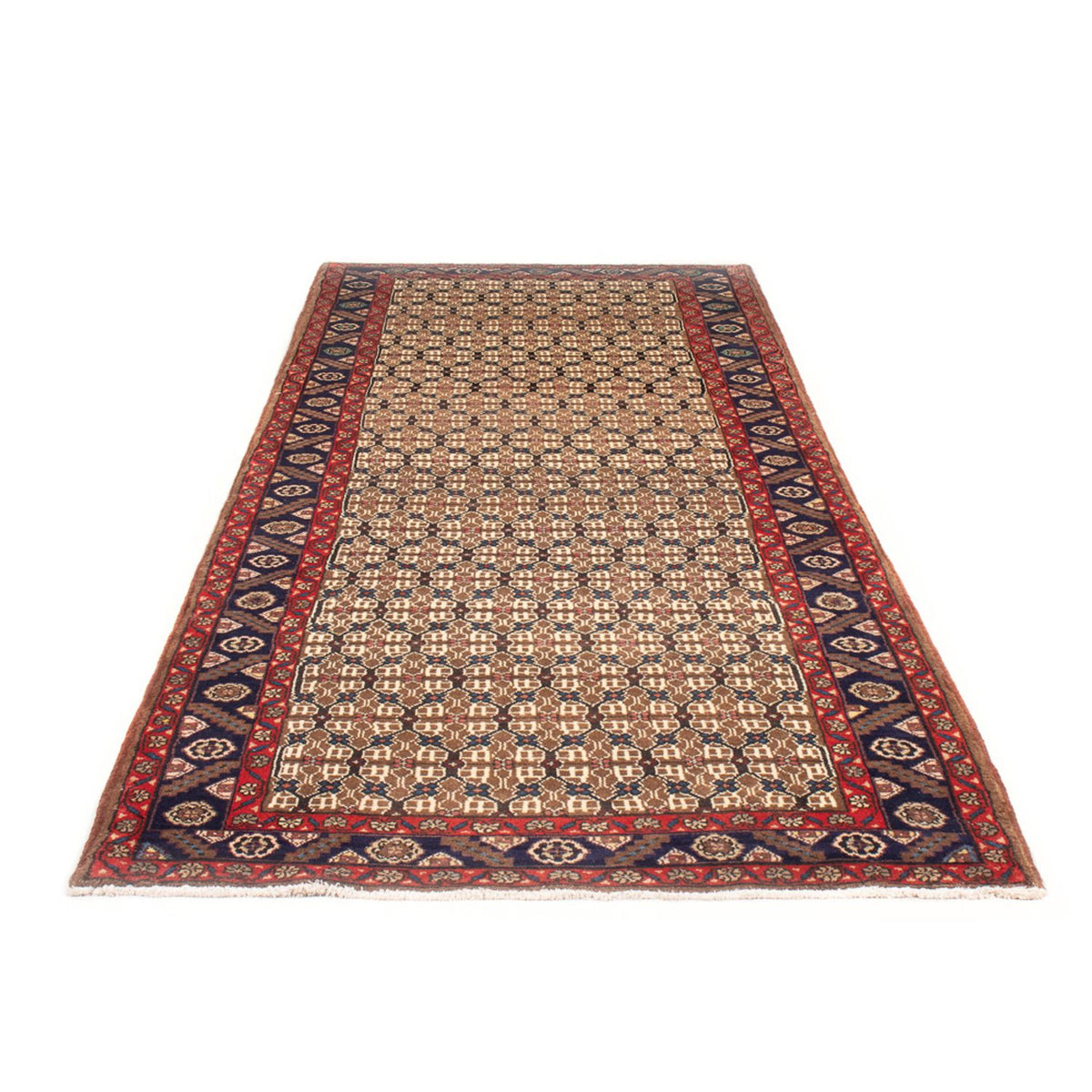 Tapis de couloir Tapis persan - Nomadic - 220 x 112 cm - crème