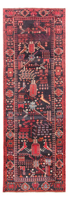 Tapis de couloir Tapis persan - Nomadic - 331 x 108 cm - bleu foncé