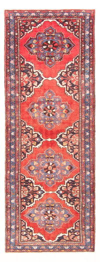 Tapis de couloir Tapis persan - Bidjar - 285 x 103 cm - rouge