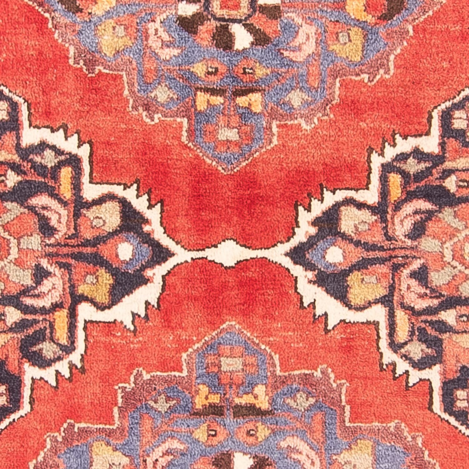 Tapis de couloir Tapis persan - Bidjar - 285 x 103 cm - rouge