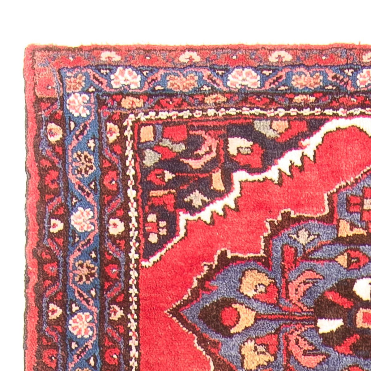 Tapis de couloir Tapis persan - Bidjar - 285 x 103 cm - rouge