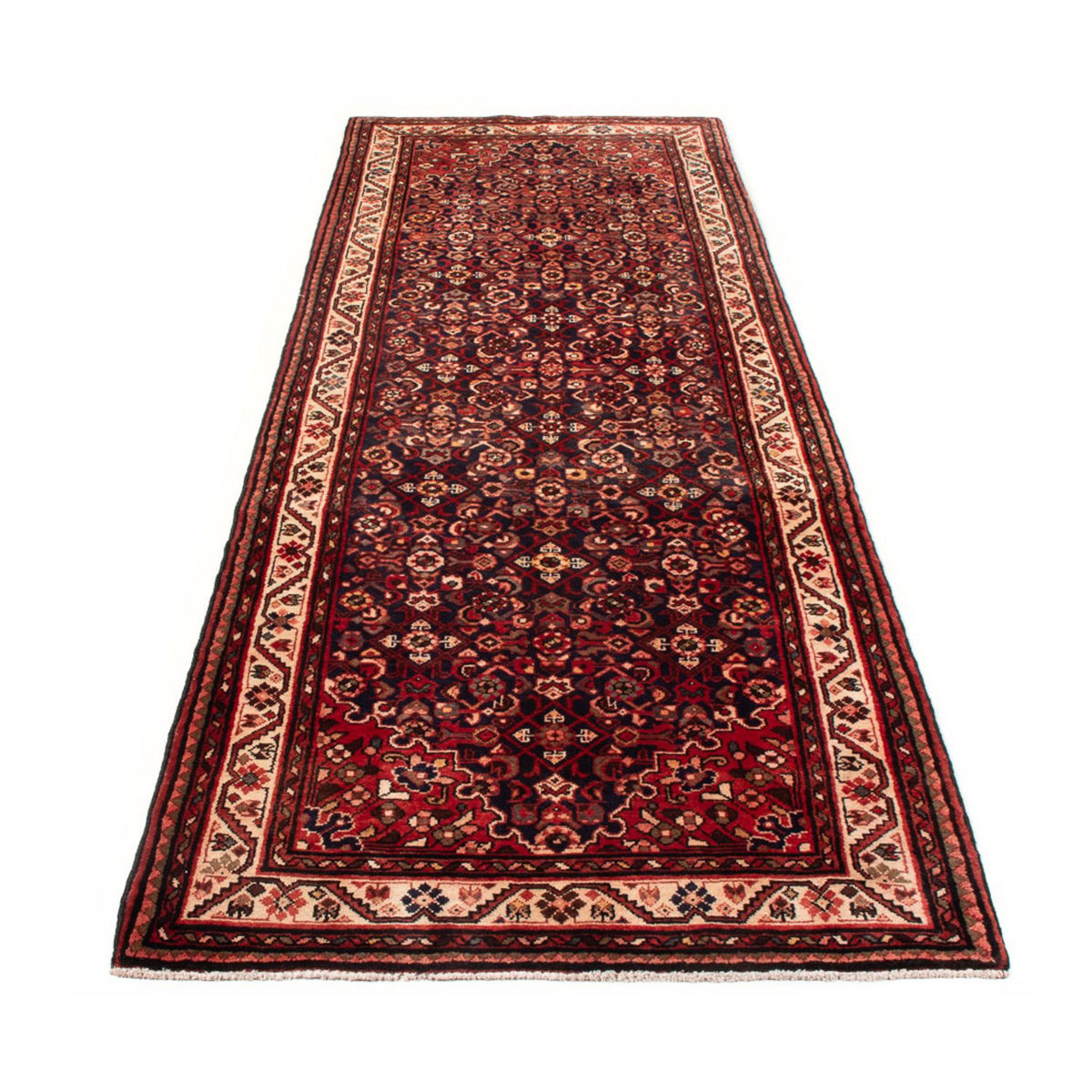 Tapis de couloir Tapis persan - Nomadic - 315 x 105 cm - bleu foncé