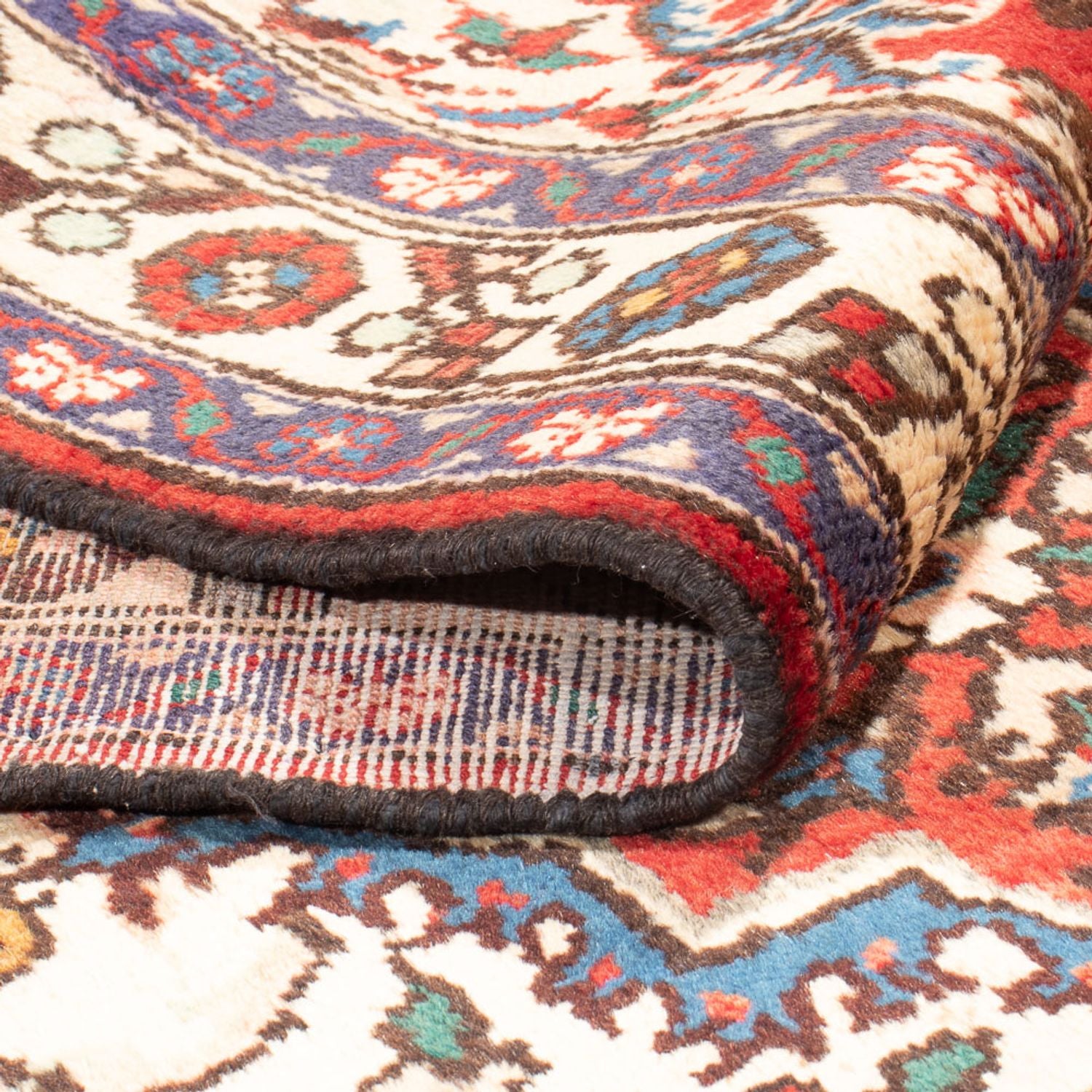 Tapis de couloir Tapis persan - Nomadic - 316 x 108 cm - rouge
