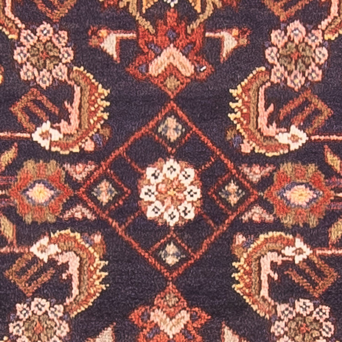 Tapis de couloir Tapis persan - Nomadic - 290 x 103 cm - bleu foncé