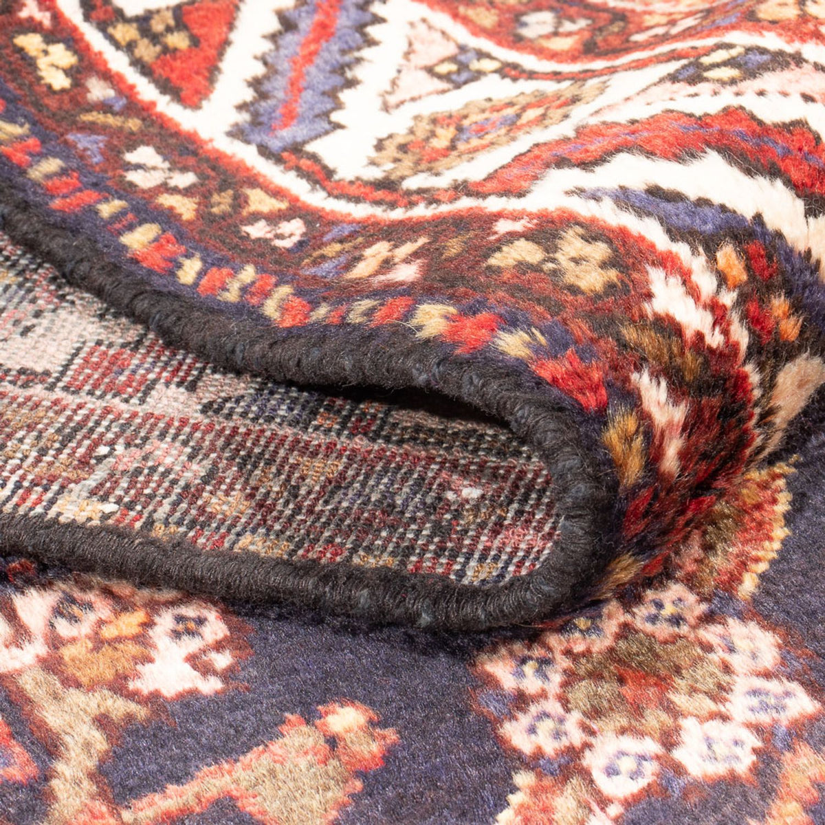 Tapis de couloir Tapis persan - Nomadic - 290 x 103 cm - bleu foncé