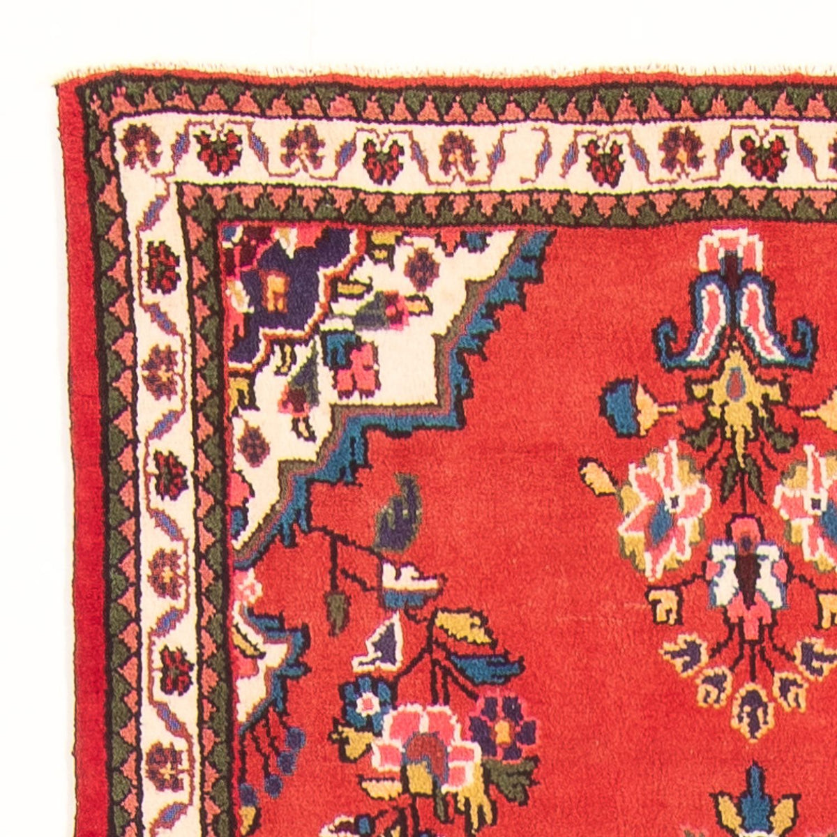 Tapis de couloir Tapis persan - Nomadic - 293 x 110 cm - rouge