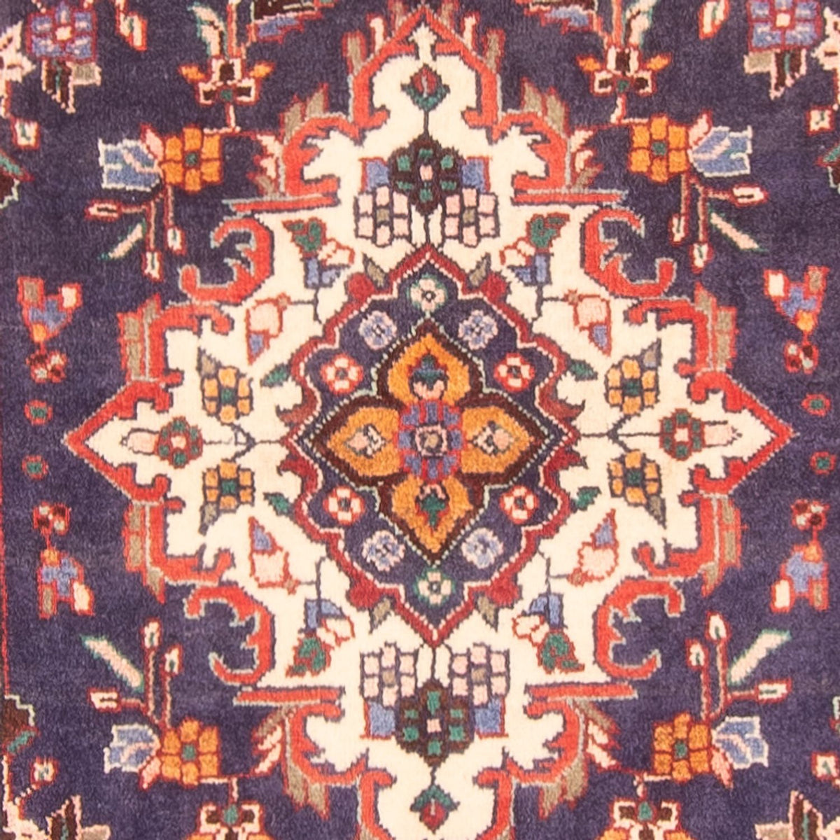 Tapis de couloir Tapis persan - Nomadic - 315 x 108 cm - bleu foncé