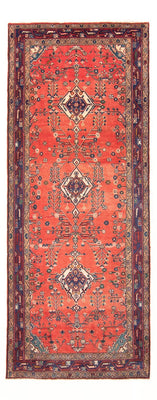 Tapis de couloir Tapis persan - Nomadic - 311 x 126 cm - rouge