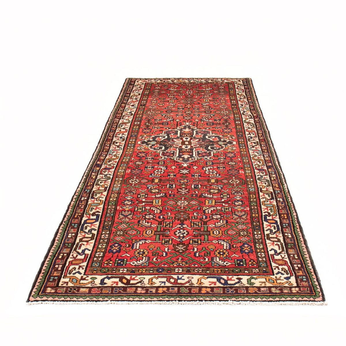 Tapis de couloir Tapis persan - Nomadic - 313 x 115 cm - rouge