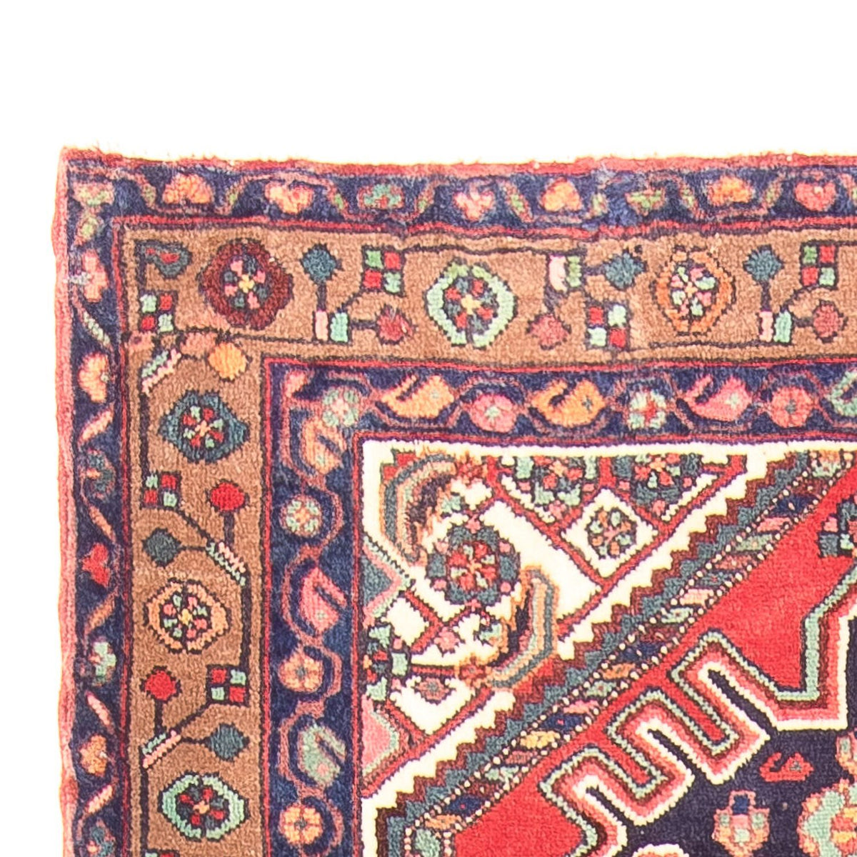 Tapis de couloir Tapis persan - Nomadic - 296 x 119 cm - rouge