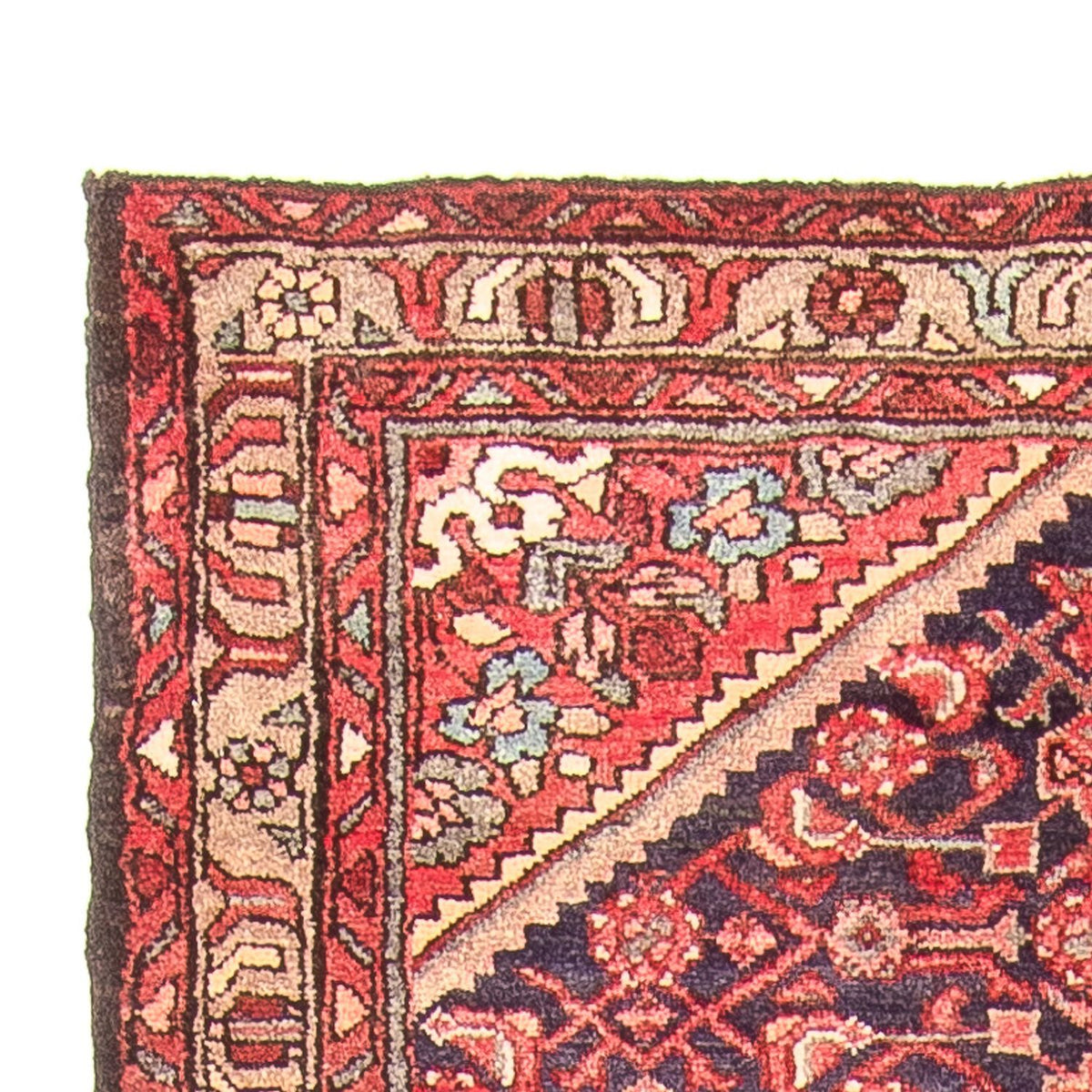 Tapis de couloir Tapis persan - Nomadic - 301 x 109 cm - bleu foncé