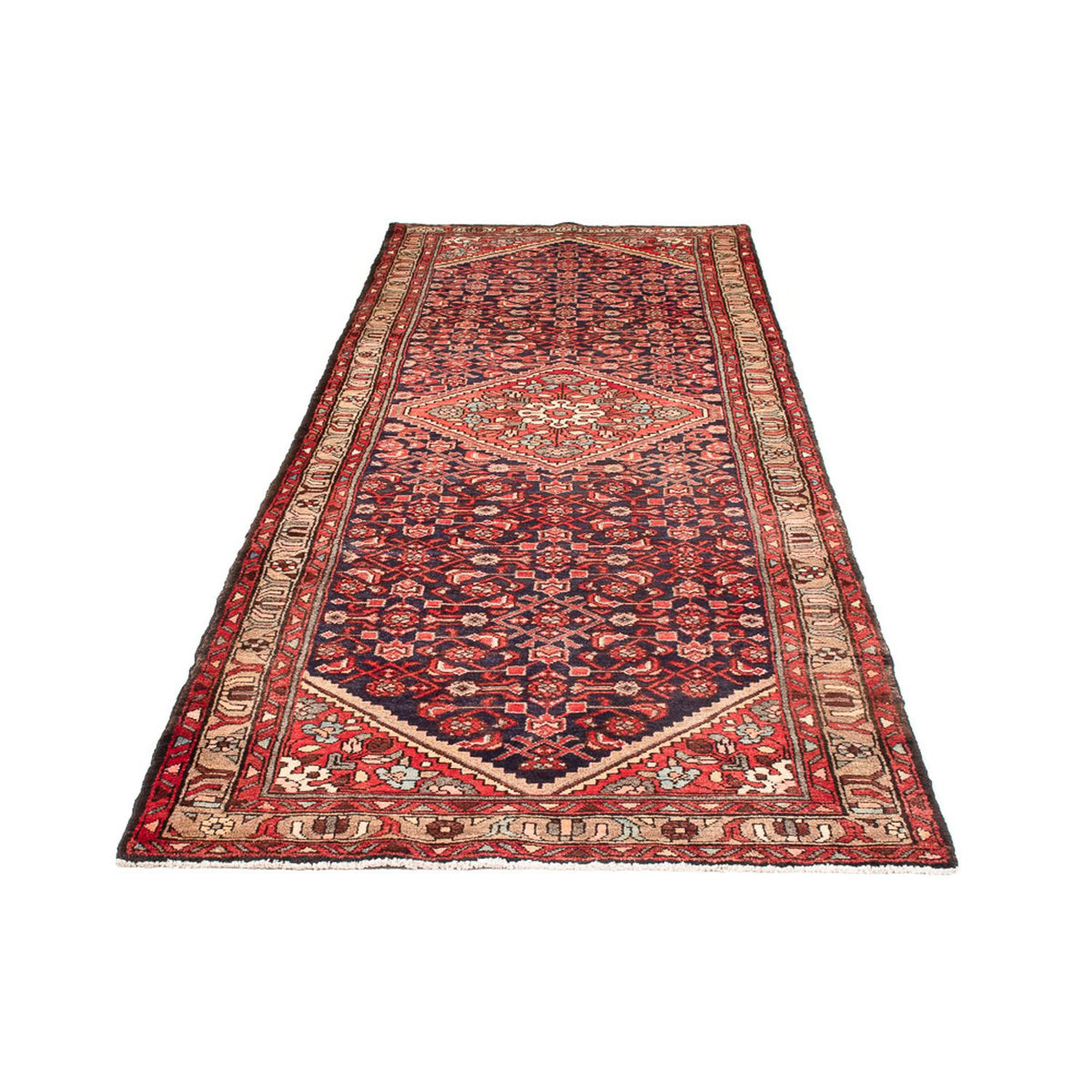 Tapis de couloir Tapis persan - Nomadic - 301 x 109 cm - bleu foncé