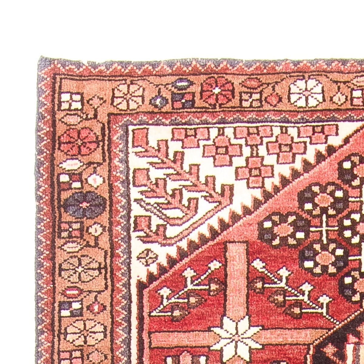 Tapis de couloir Tapis persan - Nomadic - 301 x 110 cm - rouge