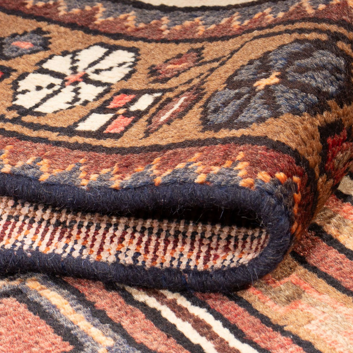 Tapis de couloir Tapis persan - Nomadic - 301 x 110 cm - rouge