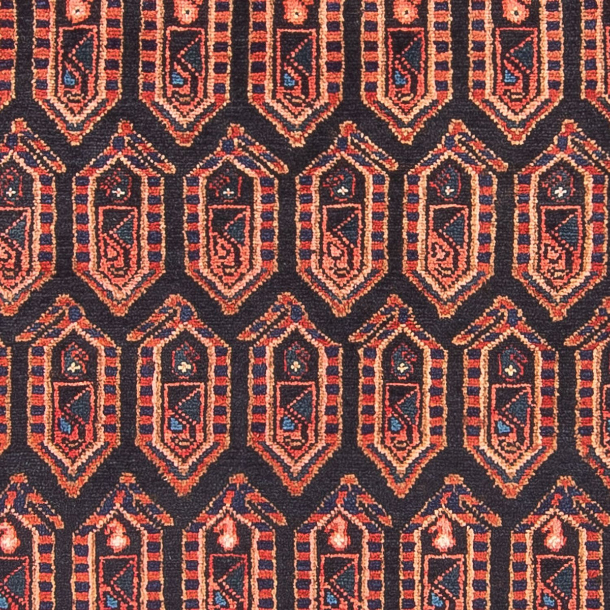 Tapis de couloir Tapis persan - Nomadic - 300 x 111 cm - multicolore