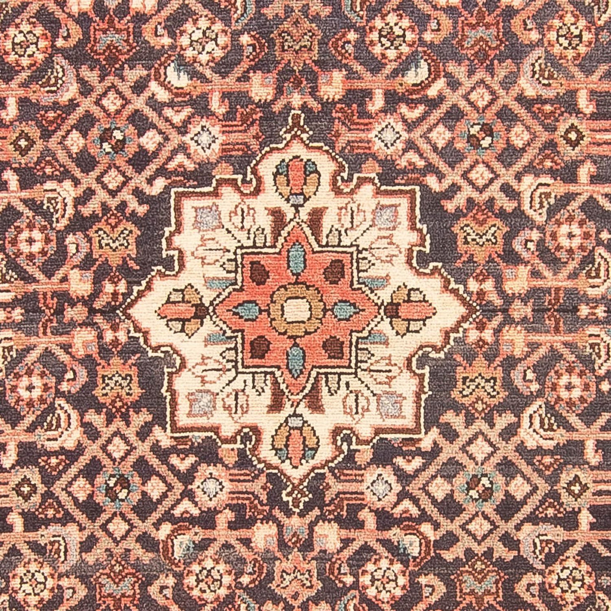 Tapis de couloir Tapis persan - Nomadic - 307 x 117 cm - rouge