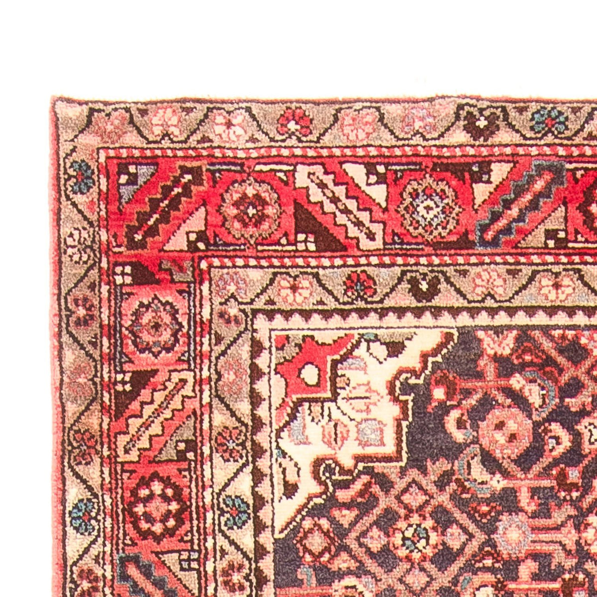 Tapis de couloir Tapis persan - Nomadic - 307 x 117 cm - rouge