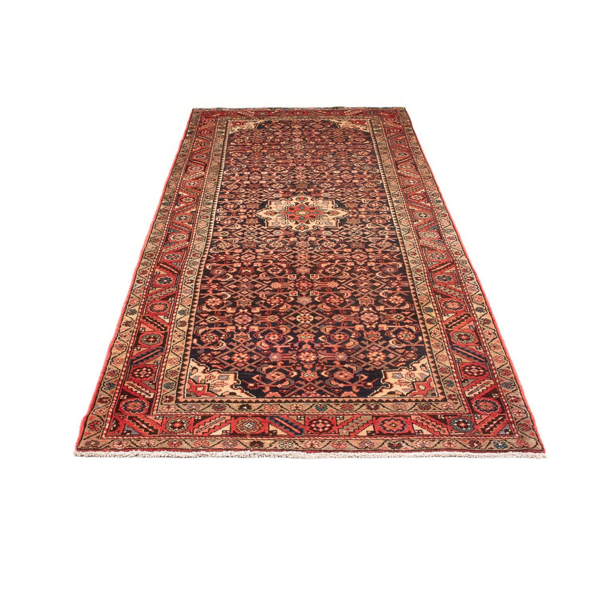 Tapis de couloir Tapis persan - Nomadic - 307 x 117 cm - rouge