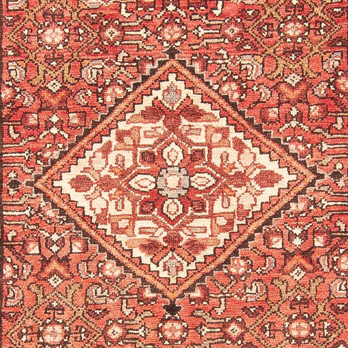 Tapis de couloir Tapis persan - Nomadic - 306 x 113 cm - rouge