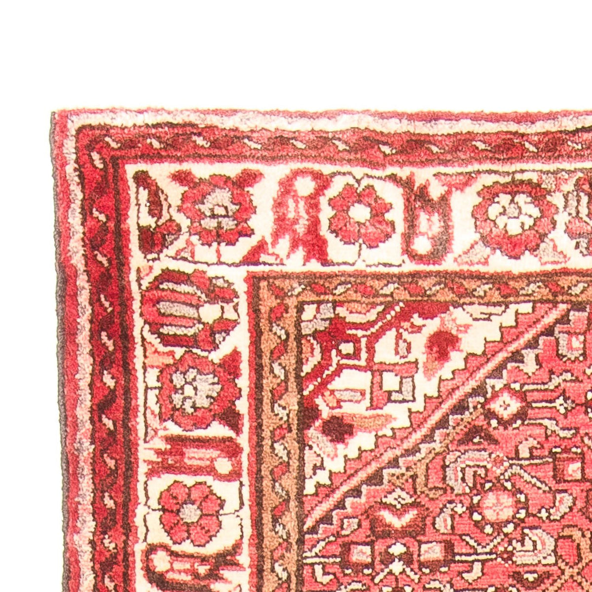 Tapis de couloir Tapis persan - Nomadic - 306 x 113 cm - rouge