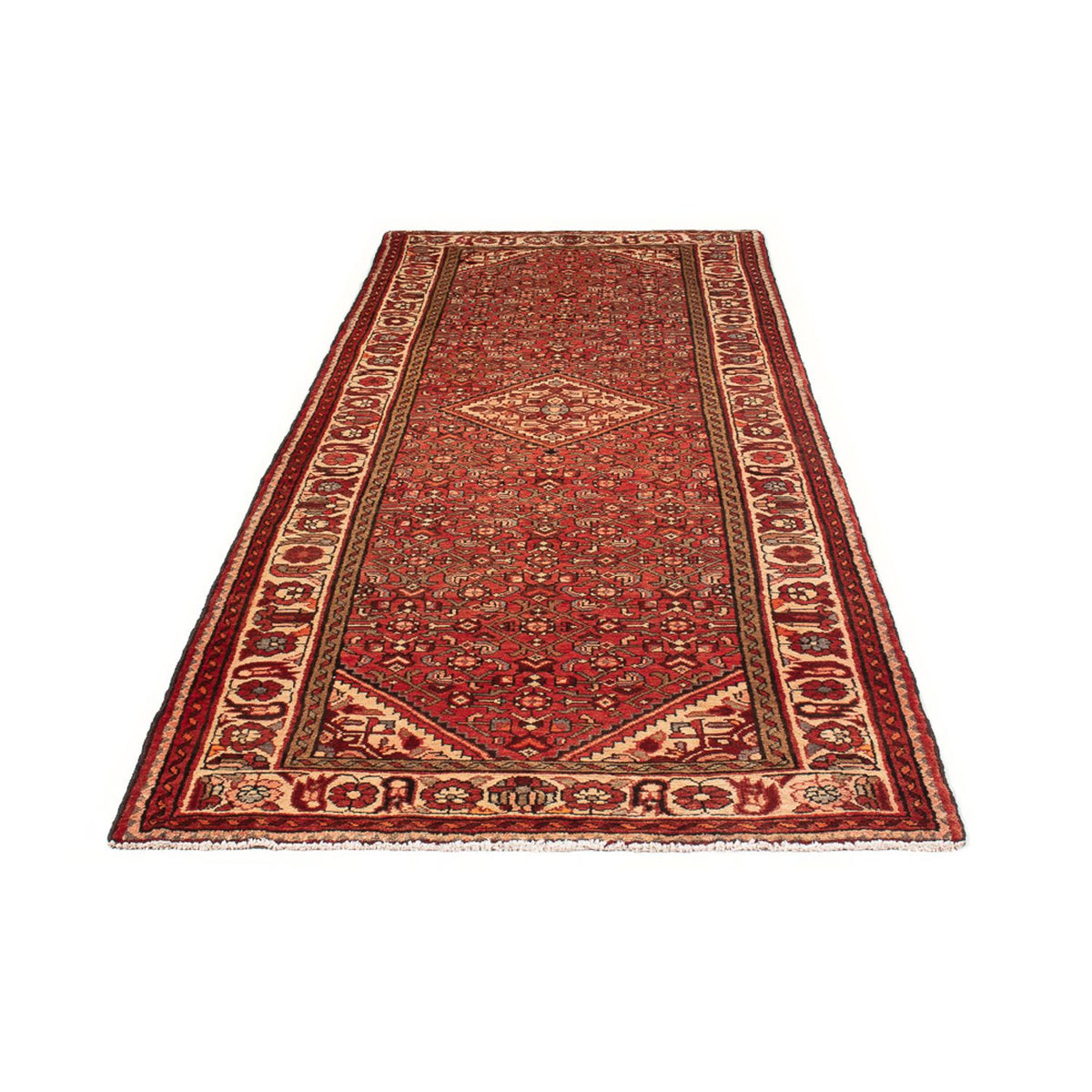 Tapis de couloir Tapis persan - Nomadic - 306 x 113 cm - rouge