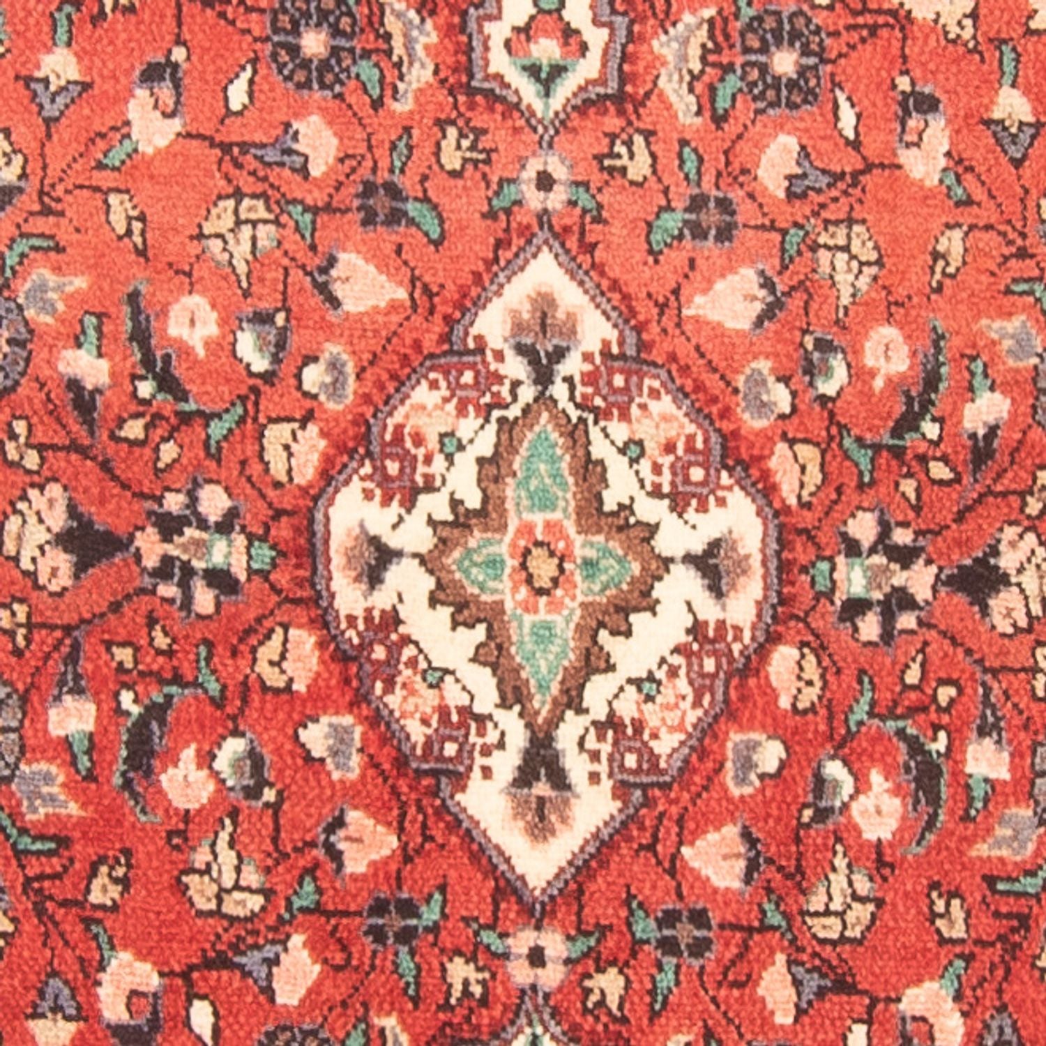 Tapis de couloir Tapis persan - Nomadic - 350 x 96 cm - rouge