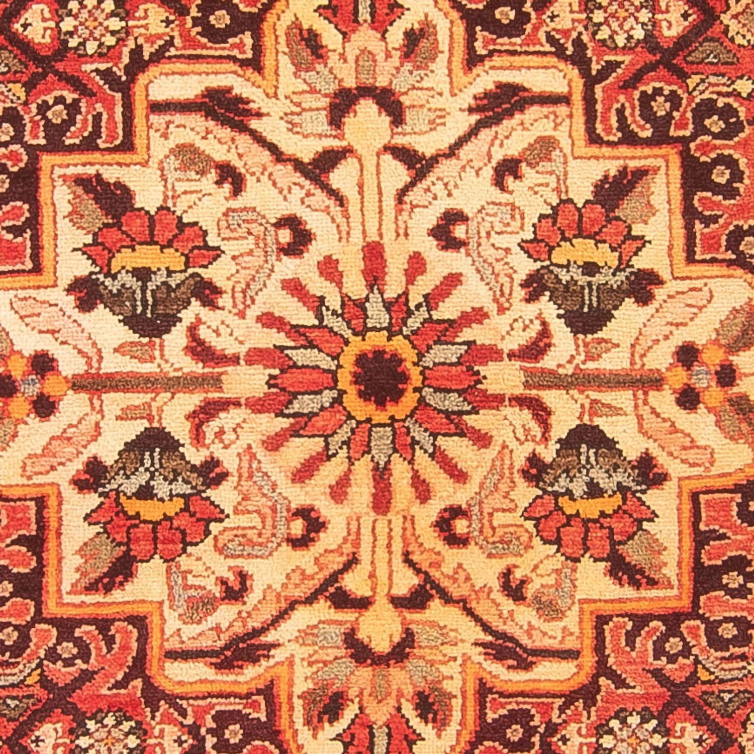 Tapis de couloir Tapis persan - Nomadic - 294 x 100 cm - rouge