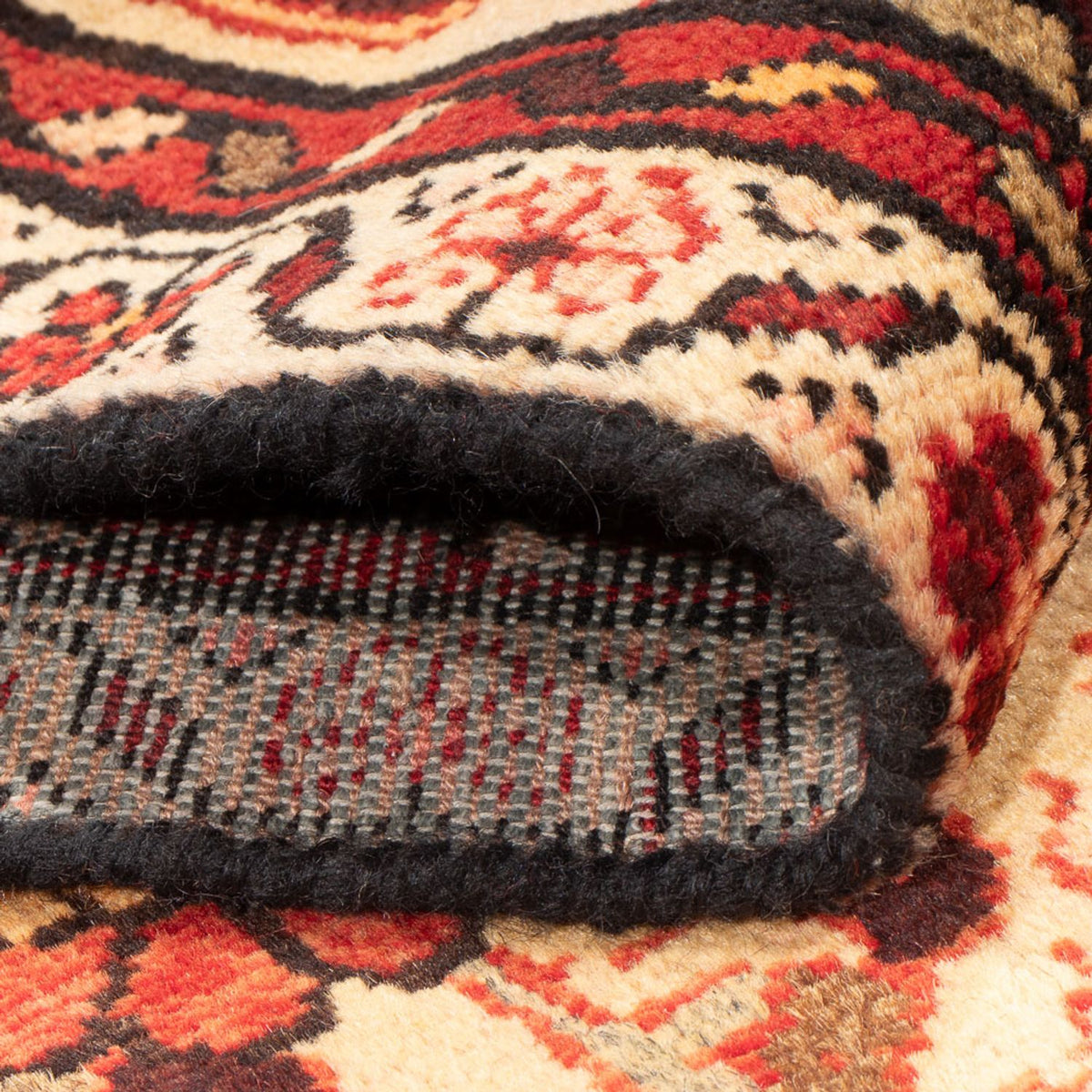 Tapis de couloir Tapis persan - Nomadic - 294 x 100 cm - rouge