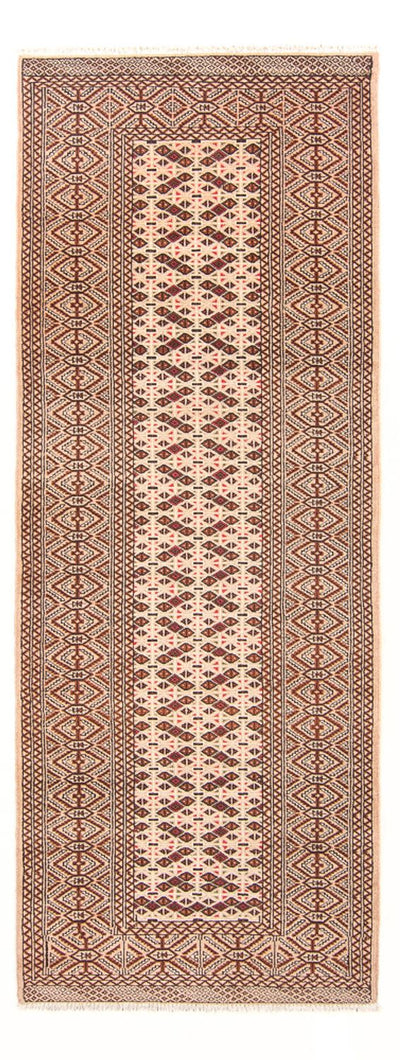 Tapis Turkaman 100x282cm - Tapis persan - crème