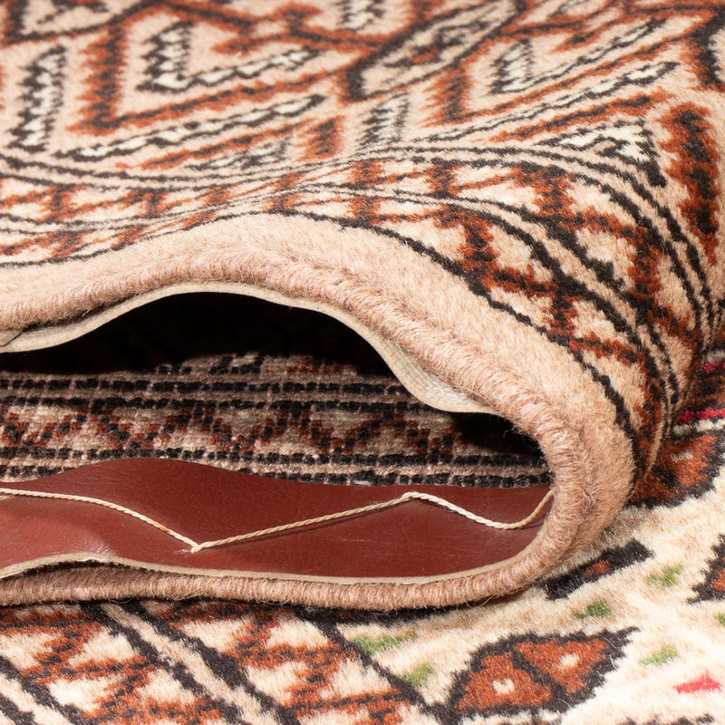 Tapis de couloir Tapis Turkaman - 282 x 100 cm - crème