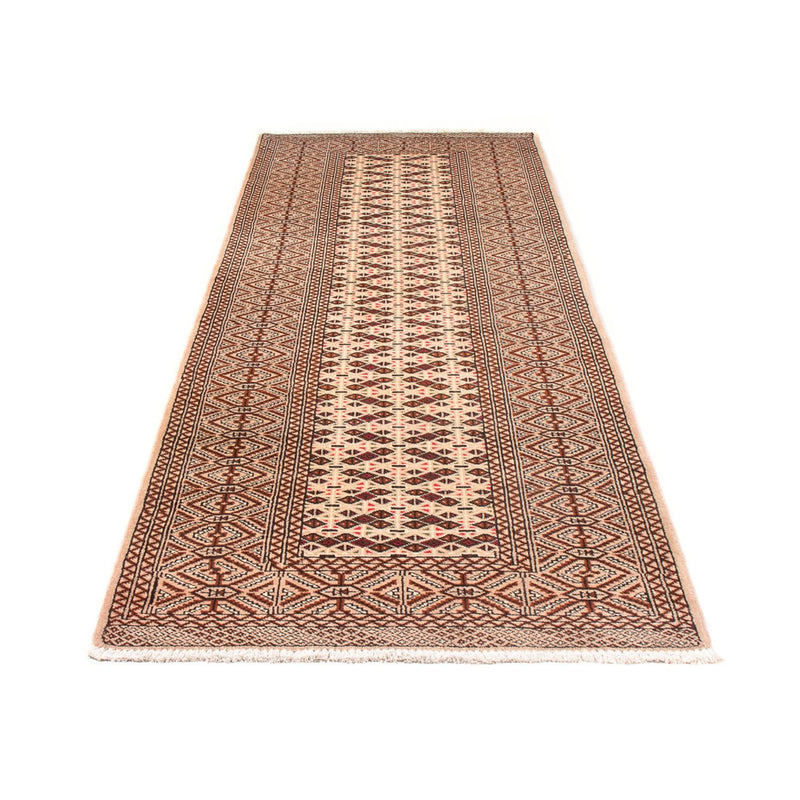Tapis de couloir Tapis Turkaman - 282 x 100 cm - crème