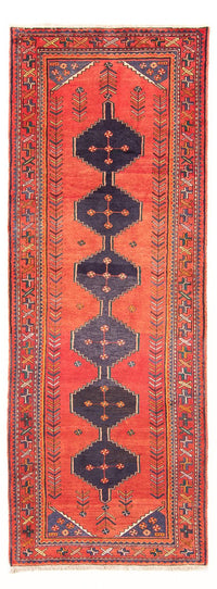 Tapis de couloir Tapis persan - Nomadic - 290 x 102 cm - rouge