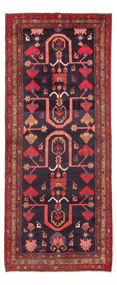 Tapis de couloir Tapis persan - Nomadic - 308 x 121 cm - bleu foncé