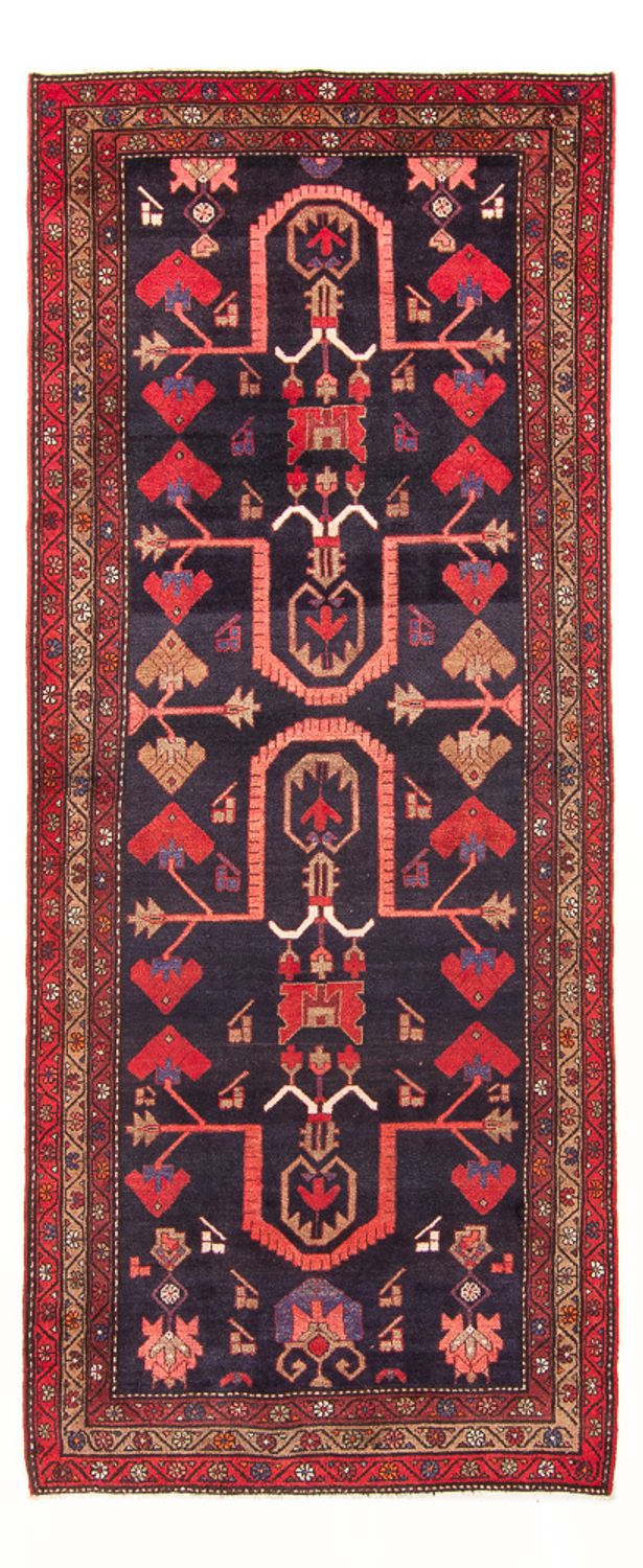 Tapis de couloir Tapis persan - Nomadic - 308 x 121 cm - bleu foncé