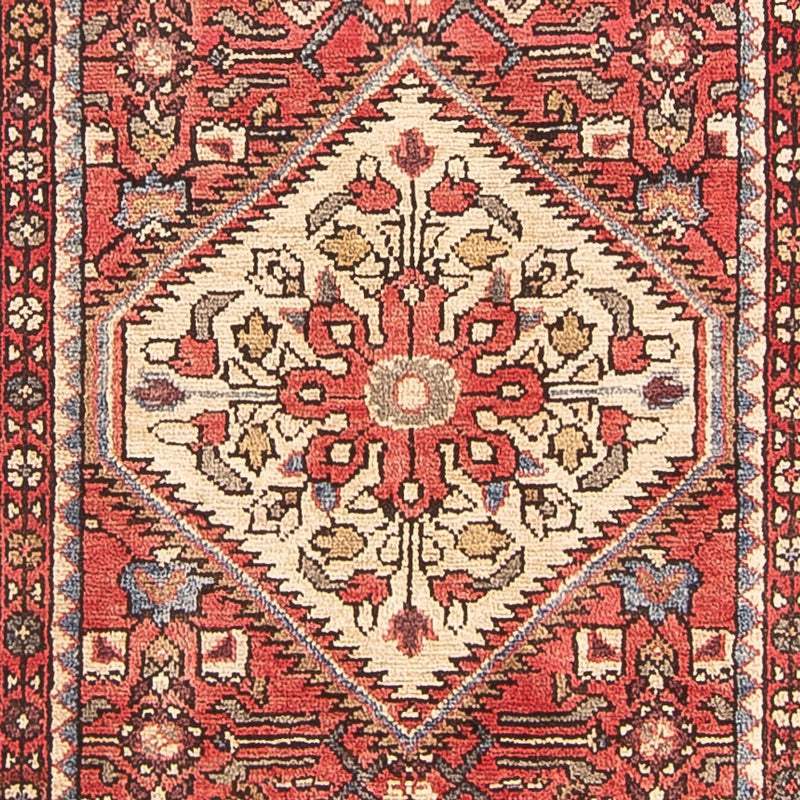 Tapis de couloir Tapis persan - Nomadic - 316 x 107 cm - rouge