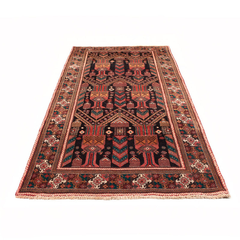 Tapis de couloir Tapis persan - Nomadic - 270 x 116 cm - bleu foncé