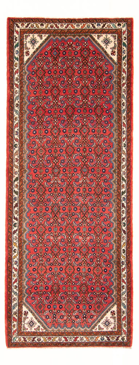 Tapis de couloir Tapis persan - Nomadic - 293 x 111 cm - rouge