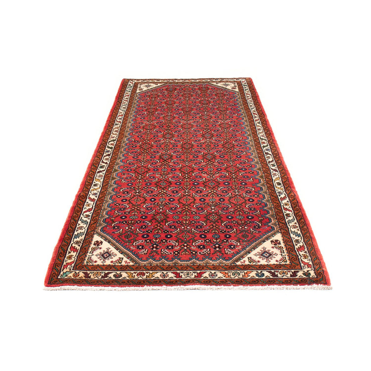 Tapis de couloir Tapis persan - Nomadic - 293 x 111 cm - rouge