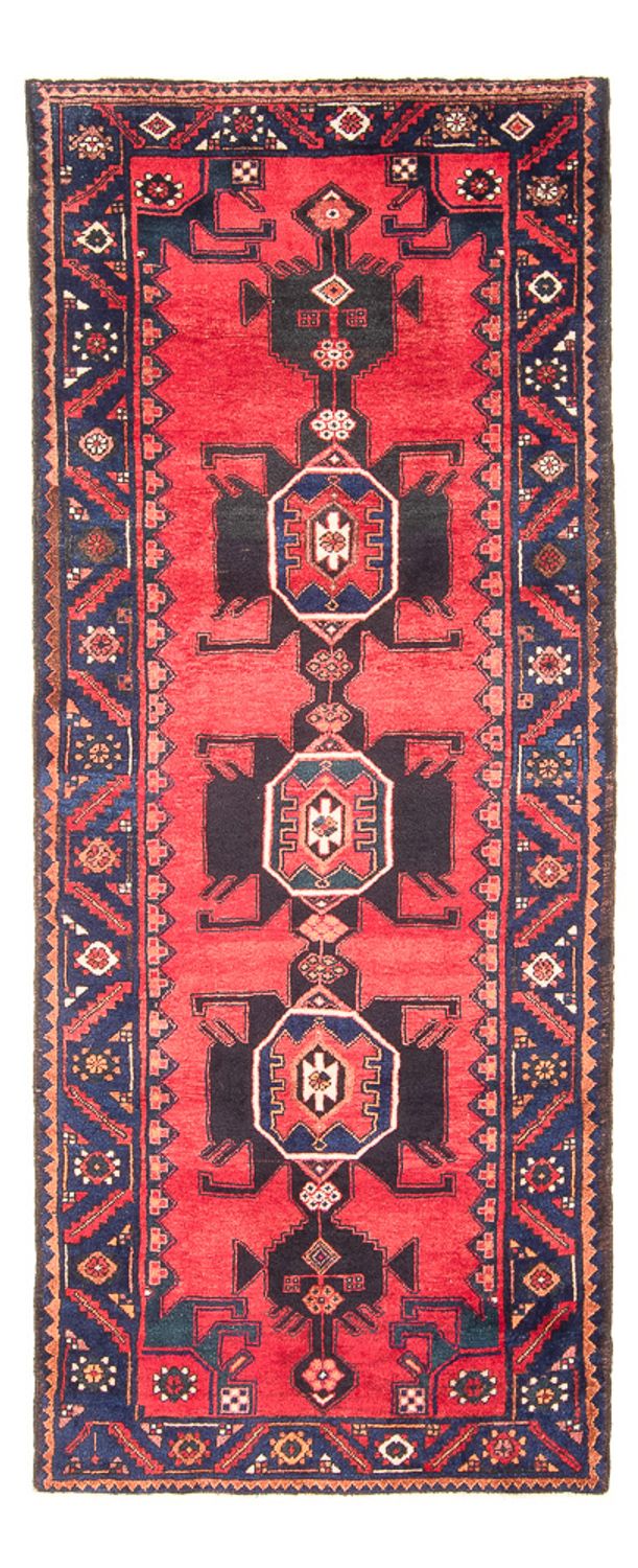 Tapis de couloir Tapis persan - Nomadic - 280 x 104 cm - rouge