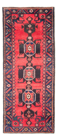 Tapis de couloir Tapis persan - Nomadic - 280 x 104 cm - rouge