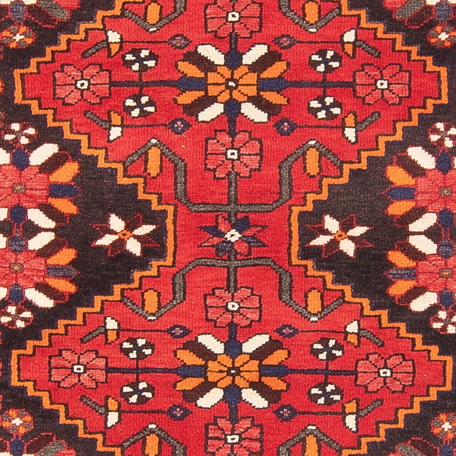 Tapis de couloir Tapis persan - Nomadic - 285 x 118 cm - rouge