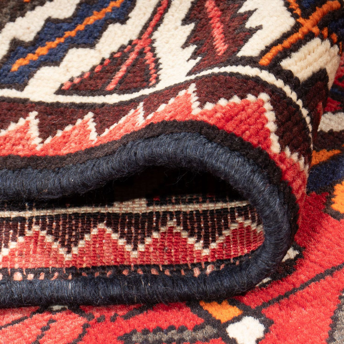 Tapis de couloir Tapis persan - Nomadic - 285 x 118 cm - rouge