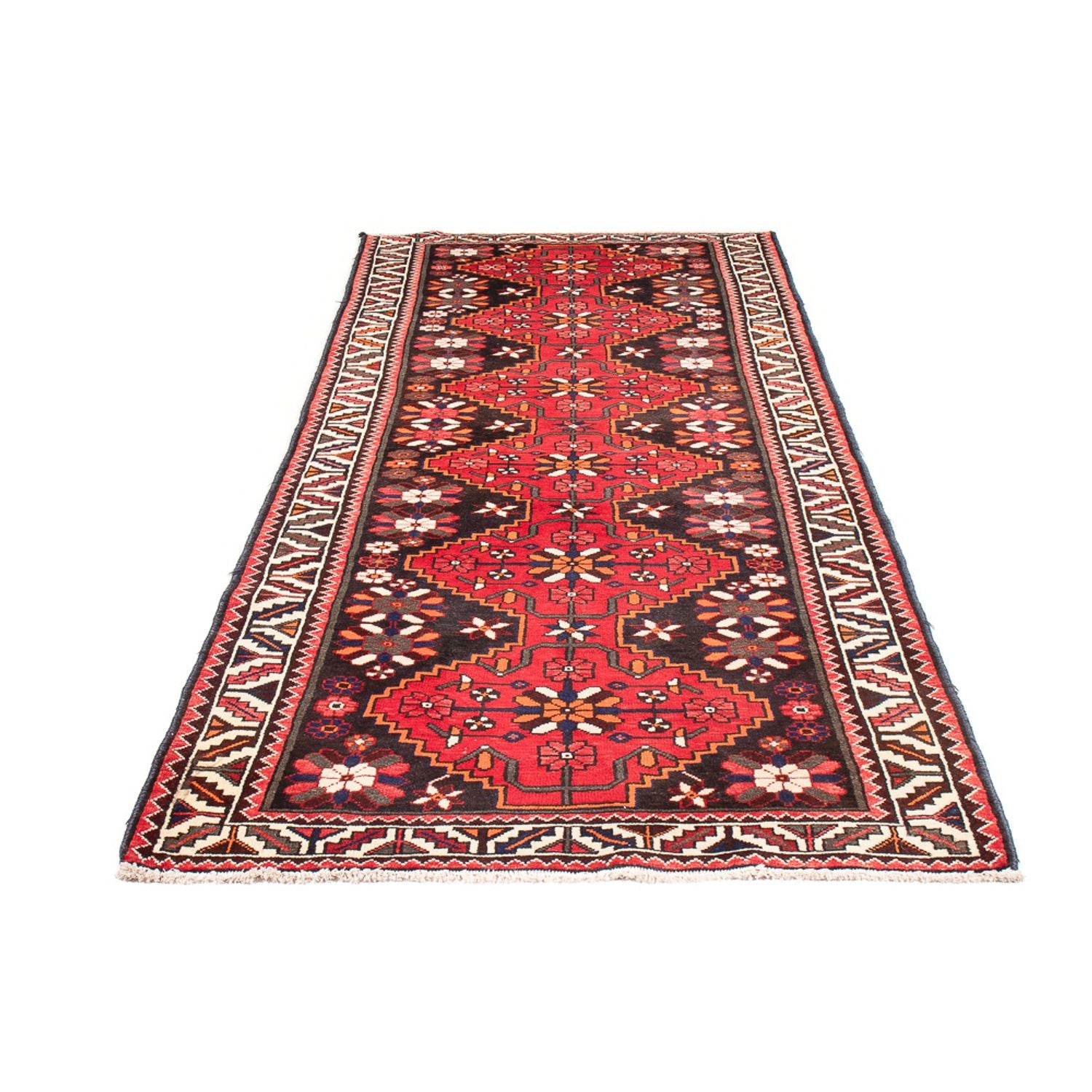 Tapis de couloir Tapis persan - Nomadic - 285 x 118 cm - rouge