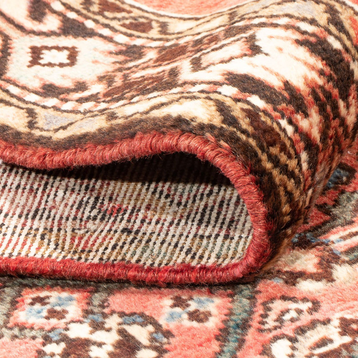 Tapis de couloir Tapis persan - Nomadic - 287 x 112 cm - rouge